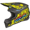 Black/Flo Yellow/Blue/Red