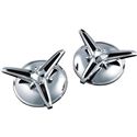 Kuryakyn Knock-Off Center Caps For Harley Trike