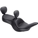 Mustang Wide Touring Seat With Driver Backrest And Passenger Backrest Receiver