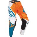 Orange/Teal/White