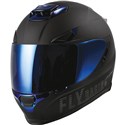 Matte Black/Blue Chrome