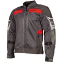Charcoal/Red