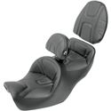 BLACK SADDLEMEN ROAD SOFA 2-UP SEAT WITH BACKREST