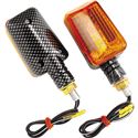 Bikemaster Universal Carbon Fiber Mini Stalk Marker Light Kit