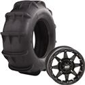 30x14-14 STI Sand Wedge Rear Tire With Black HD5 Beadlock Wheel - Set Of 2