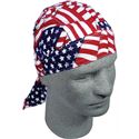 Zan Headgear Wavy American Flag Flydanna Headwrap