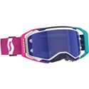 White Blue Pink Teal/Blue Chrm