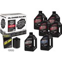 Maxima Twin Cam 20W50 V-Twin Synthetic Oil Change Kit