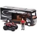 New Ray Toys 1:18 Scale RV With Polaris Sportsman Replica ATV