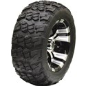 Ocelot 12x7, 4/4, 3+4 D118 Golf Cart Wheel And Ocelot 20x10-12 Aurora GT Tire Kit