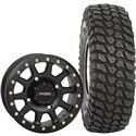 System 3 Off-Road 15x7, 4/156, 5+2 SB-3 Wheel And 32x10R-15 XCR350 Tire Kit