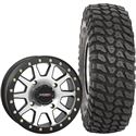 System 3 Off-Road 15x7, 4/137, 5+2 SB-3 Wheel And 35x10R-15 XCR350 Tire Kit