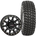 System 3 Off-Road 15x7, 4/156, 5+2 SB-3 Wheel And 35x10R-15 XCR350 Tire Kit