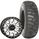 System 3 Off-Road 14x7, 4/137, 5+2 SB-3 Wheel And 30x10-14 SS360 Front Tire Kit