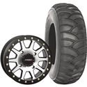 System 3 Off-Road 14x7, 4/156, 5+2 SB-3 Wheel And 30x10-14 SS360 Front Tire Kit