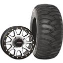System 3 Off-Road 14x10, 4/137, 5+5 SB-3 Wheel And 30x12-14 SS360 Rear Tire Kit