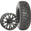 System 3 Off-Road 15x7, 4/137, 4+3 SB-4 Wheel And 32x10-15 SS360 Front Tire Kit