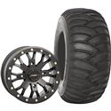 System 3 Off-Road 15x10, 4/137, 5+5 SB-4 Wheel And 32x12-15 SS360 Rear Tire Kit