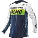 Navy Blue/White/Flo Green