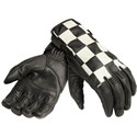 Triumph Checkerboard Leather Gloves