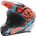 Coral/Teal/Black