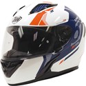 White/Navy Blue/Orange