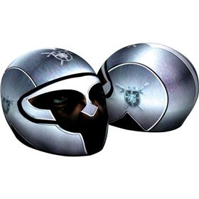 07 Skullskins Streetskin Motorcycle Scooter Changeable Wear Helmet Cover 