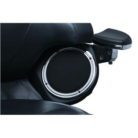 Kuryakyn Rear Speaker Accents for Harley Touring and Tri Glide