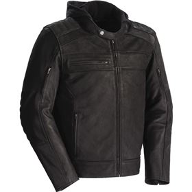 Tour Master Blacktop Hooded Leather Jacket