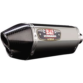 Yoshimura R-77D Street Series CARB Compliant Dual Outlet Slip-On Exhaust System