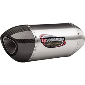 Yoshimura Alpha Street Series CARB Compliant Slip-On Exhaust System