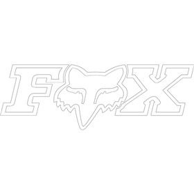 Fox Racing F-Head X Thermal Die-Cut Sticker