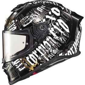 Scorpion EXO EXO-R1 Air Blackletter Full Face Helmet
