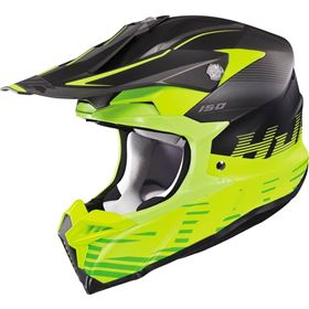 HJC i50 Fury Hi-Viz Helmet