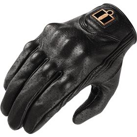 Icon Pursuit Classic Vented Leather Gloves