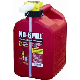 No-Spill Gasoline Fuel Gas Can - 2.5 Gallon 11.75