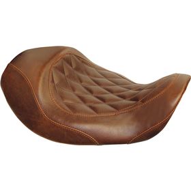 Mustang Wide Tripper Forward Diamond Stitched Solo Seat