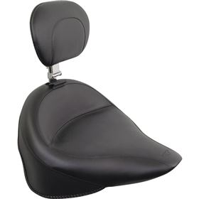 Mustang Wide Touring Solo Seat With Driver Backrest