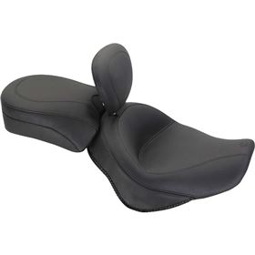 Mustang Touring 2-Piece Seat With Driver Backrest