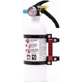 Axia Alloys Quick Release Fire Extinguisher Mount With Extinguisher