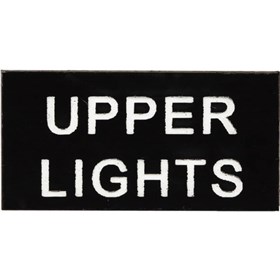K4 Upper Lights Dash I.D. Label