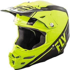 Fly Racing F2 Carbon Rewire Hi-Viz Helmet