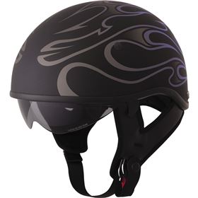 Fly Racing .357 Flame Half Helmet