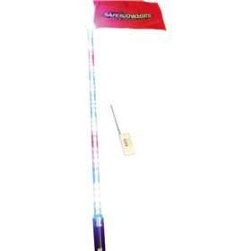 SafeGlo Whips RGB Multicolor L.E.D. Whip with Remote Control