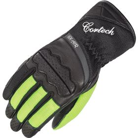 Cortech GX-Air 4 Hi-Viz Vented Women's Leather/Textile Gloves