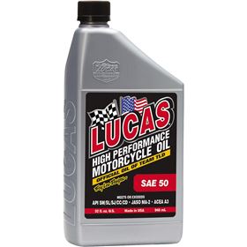 Lucas Oil High Performance 50W Motorcycle Oil