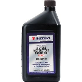 Suzuki Performance 4-Cycle 10W40 Motorcycle and ATV Engine Oil