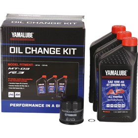Yamalube Yamaha MT-03 R3 10W40 Oil Change Kit