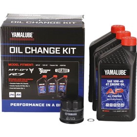 Yamalube Yamaha MT-07 R7 Tenere 700 10W40 Oil Change Kit
