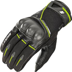 Joe Rocket Super Moto Hi-Viz Leather/Textile Gloves